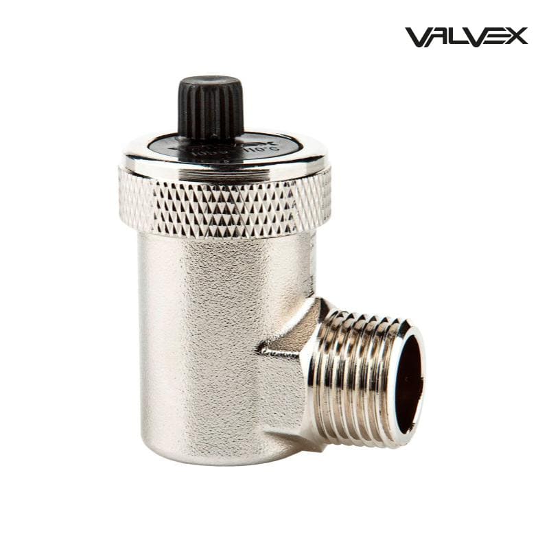 VALVEX Automatický rohový odvzdušňovací ventil, niklovaný, TERMOobchod